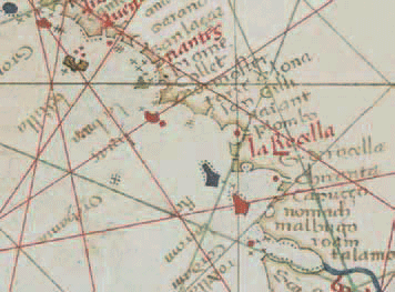 Atlas nautique de l’océan Atlantique nord-est de la mer Méditerranée et de la mer Noire, 1466, Gracioso Benincasa © BnF, départ. des cartes et plans